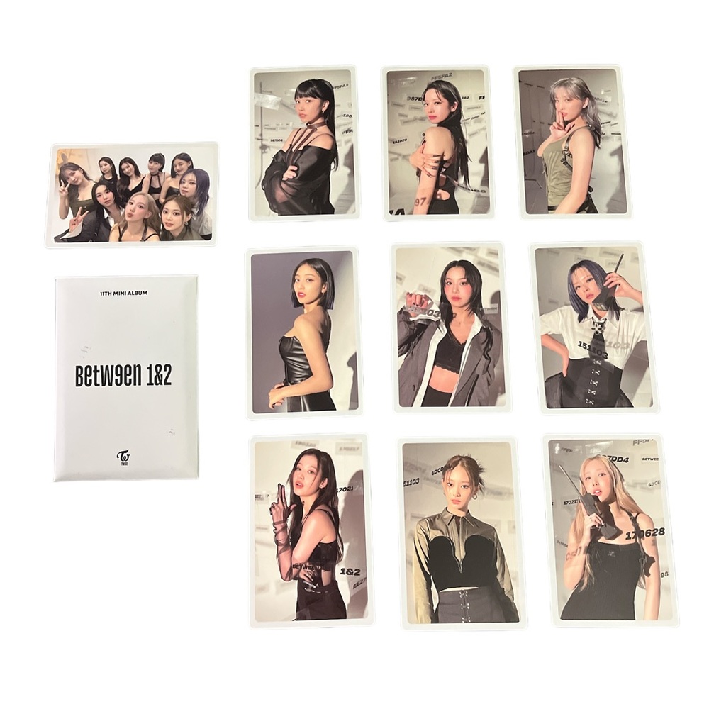 TWICE 11th Mini Album Between 1&2  Photocard Set Cryptography Version